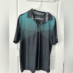 Under Armour L The Performance Polo Loose Heat Gear Stretch Shirt